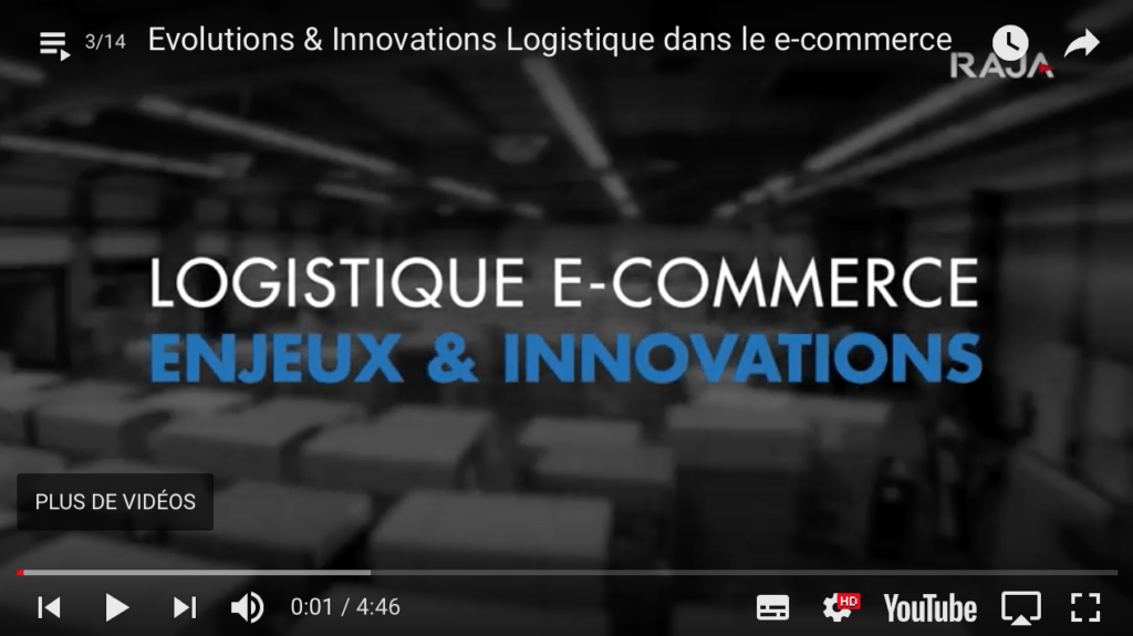 Bannière logistique e-commerce "enjeux & innovations"