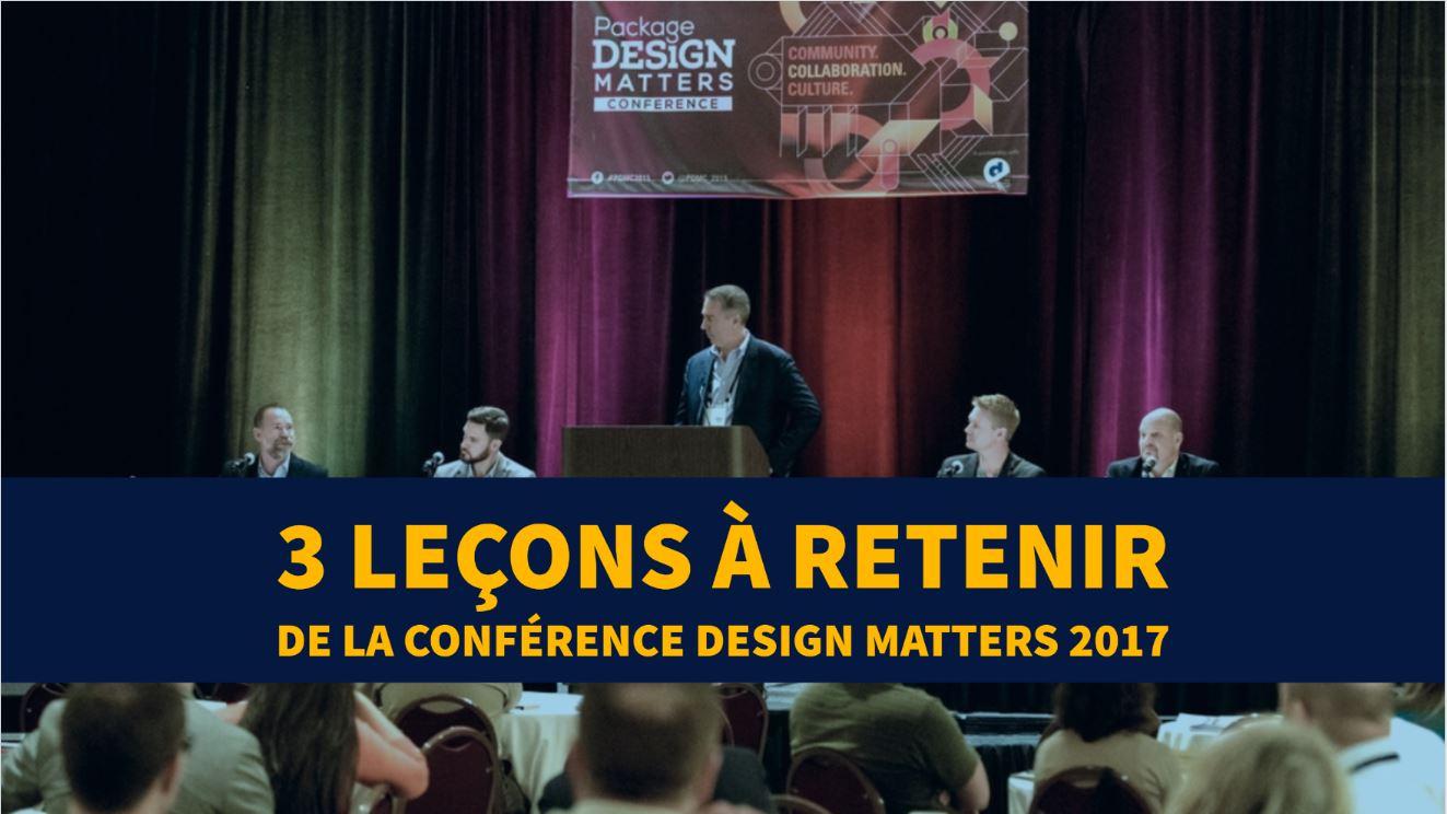 3 leçons à retenir de la conférence design Matters 2017