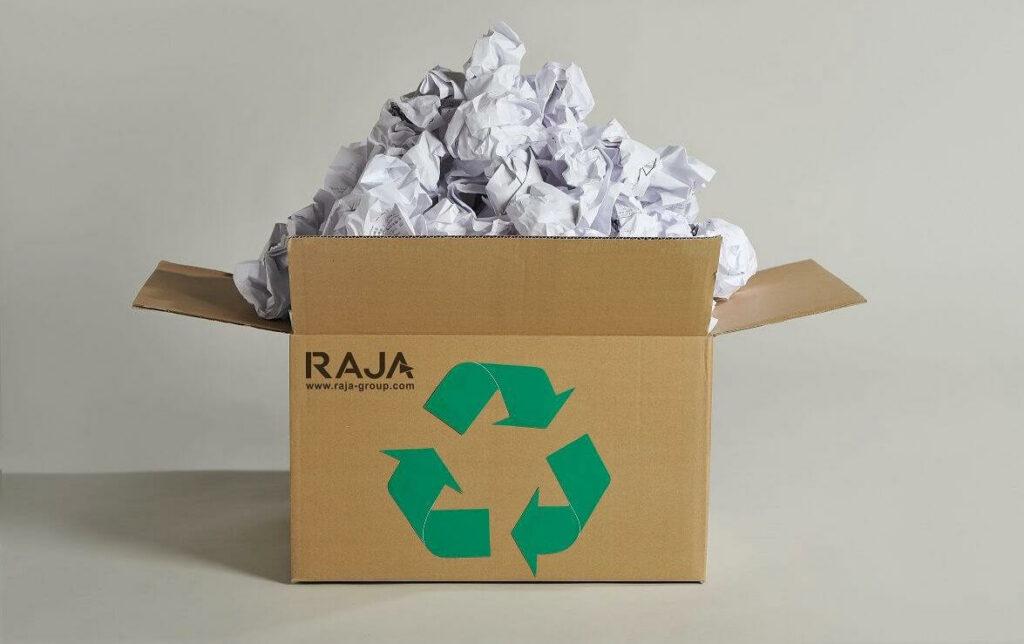 déroulement du recyclage du carton et du papier