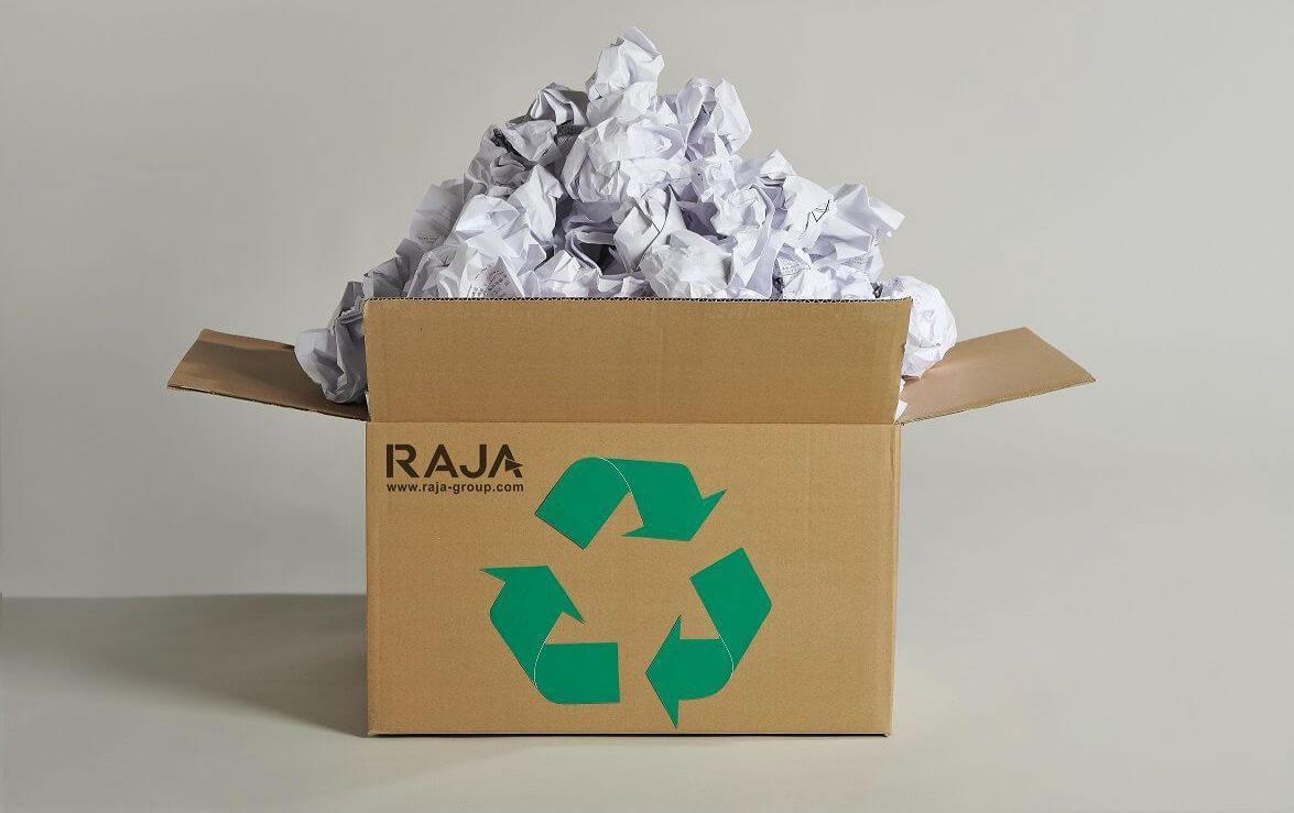 déroulement du recyclage du carton et du papier